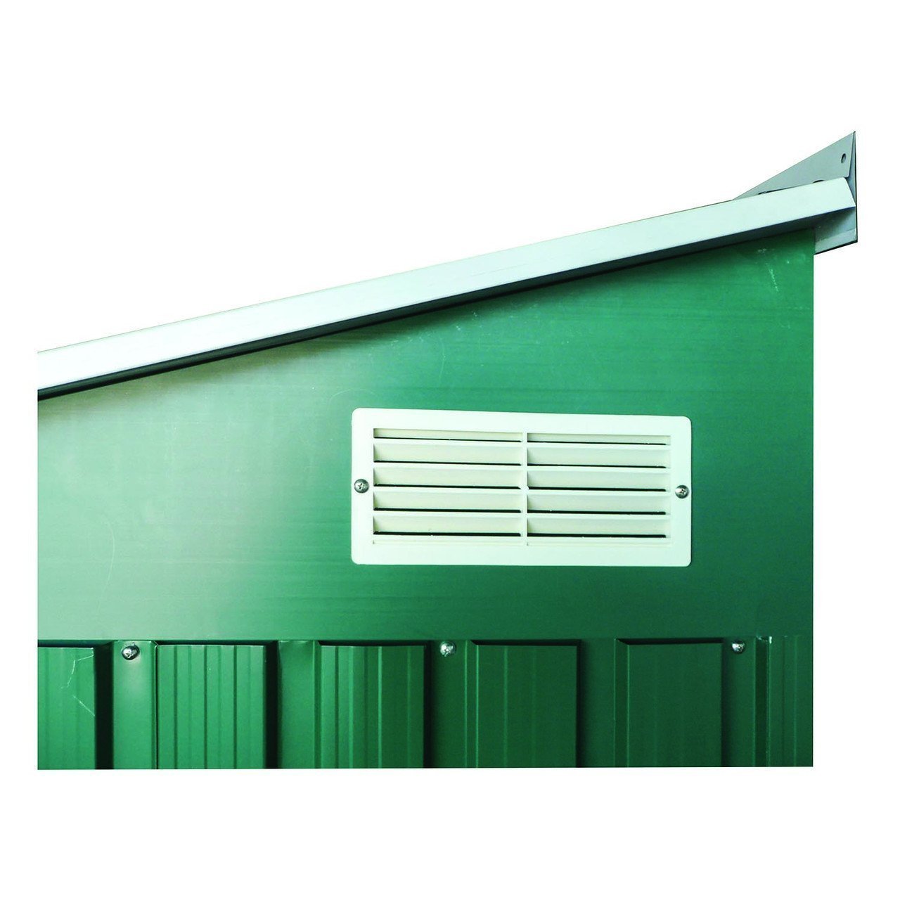 New closeout Duramax 8ft x 3ft Metal WoodStore Combo Green